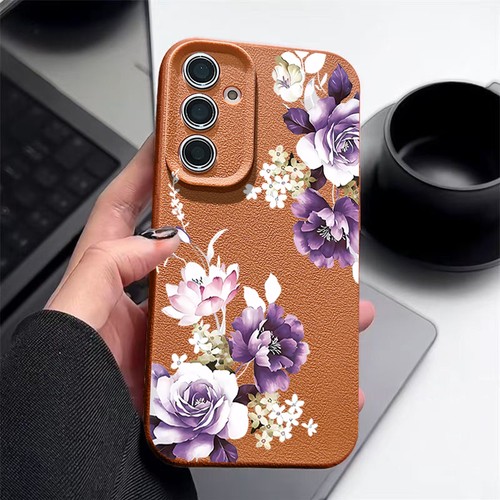 Case For Samsung Galaxy S25 Ultra S24 fe S23 A16 A35 A56 Flower Soft Phone Cover - Picture 16 of 19