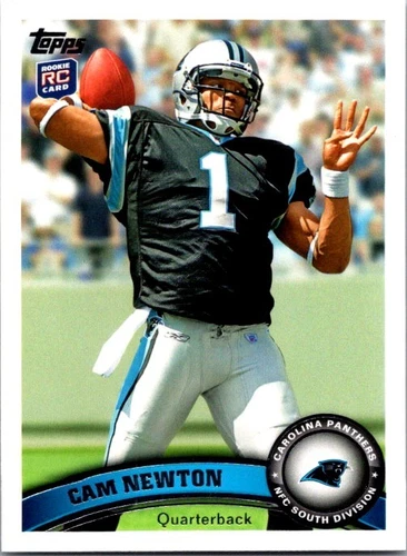 2011 Cam Newton RC Topps FOOTBALL #200 Carolina Panthers