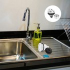  2 Sets Bathtub Drain Hair Catcher Black Kitchen Sink Bathroom Stopper