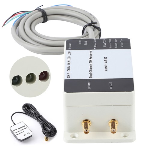 AIS GPS-Empfänger Leichter Zweikanal-AIS-Empfänger Für Boot Für Den Außenbereich - Bild 8 von 19