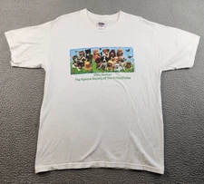 VTG Humane Society Member Y2K Shirt Large Puppies Kitten Dogs Cats Animals USA