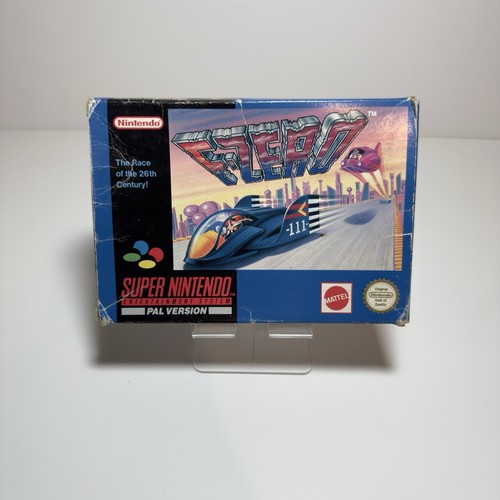 F Zero Super Nintendo PAL Game Complete In Box CIB SNES VGC - Picture 2 of 13