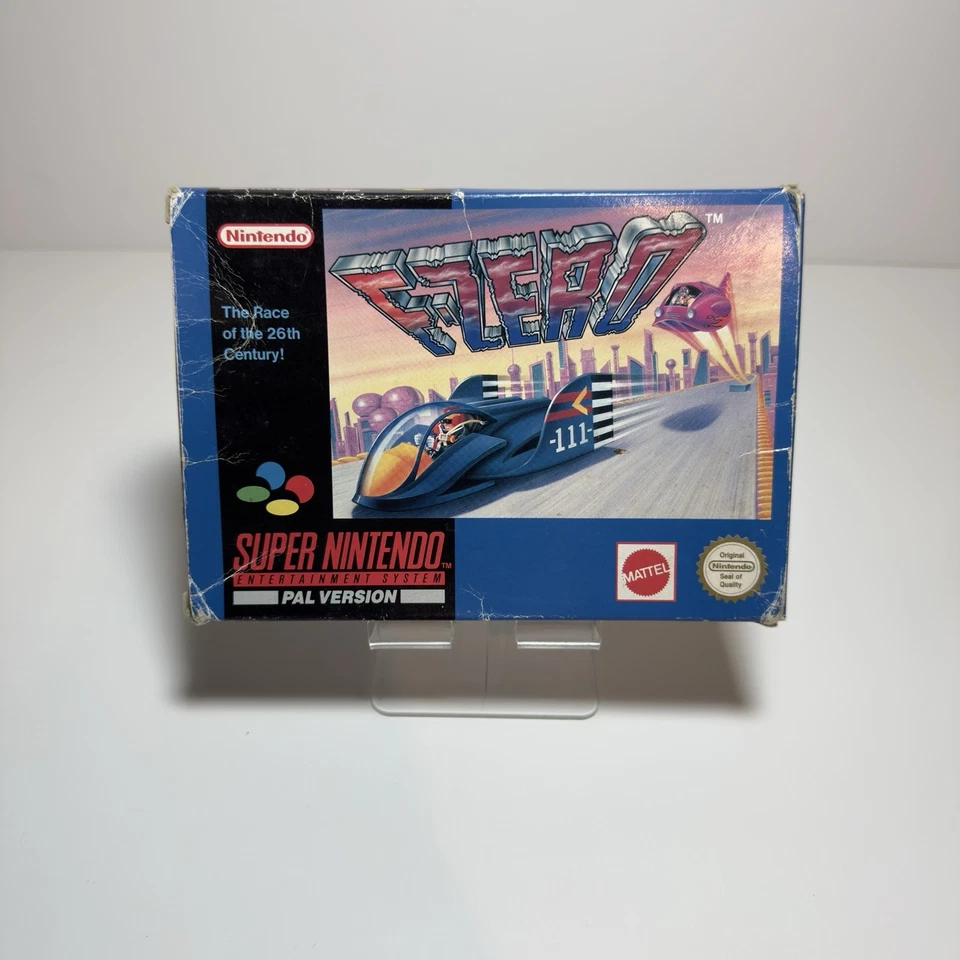 F Zero Super Nintendo PAL Game Complete In Box CIB SNES VGC - Image 2 of 4
