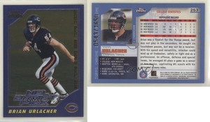 2000 Topps Chrome NFL Draft Pick /1650 Brian Urlacher #253 Rookie RC HOF