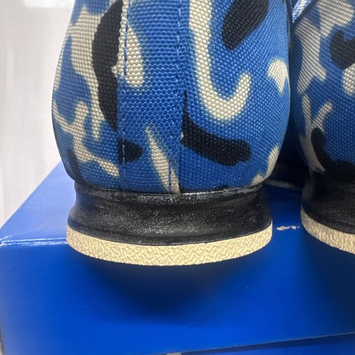 ADIDAS RARE VINTAGE ALL CAMOU SNEAKERS SHOES SZ MENS US 10 553772 BAPE BLUE CAMO - Picture 14 of 24