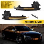 Dynamic LED Amber Signal Turn Light Mirror Side Fit Indicator Audi 2010-2016 S5