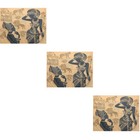  3 Pcs Wanddeko Hängender Wandteppich Wandkunstdekoration Tapisserie