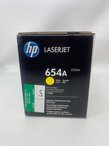 Neu versiegelt HP LaserJet 654A Toner Druckerpatrone gelb CF332A - Bild 6 von 6