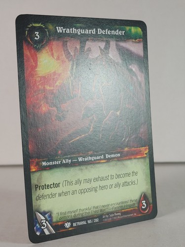 Wrathguard Defender - Betrayal of the Guardian - 165/202 - WoW TCG - Common - Picture 19 of 21