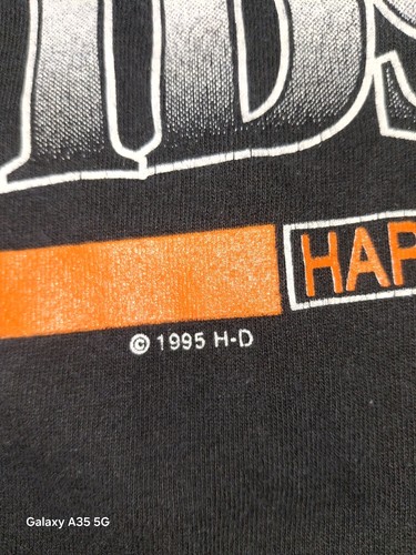 Vintage Harley Davidson International T-Shirt Herren M Schwarz 1995 Made In USA 90s - Bild 5 von 9