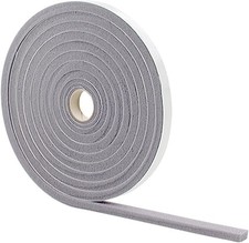 Low Density Foam Tape, 1/2-by-3/4-Inch by 17 Feet, Gray