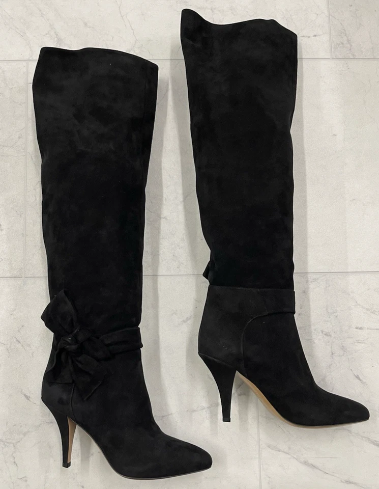 NUEVO EN CAJA Botas Altas Valentino Garavani Lazo Gamuza Talla:37 (US 7) Foto 4 de 4
