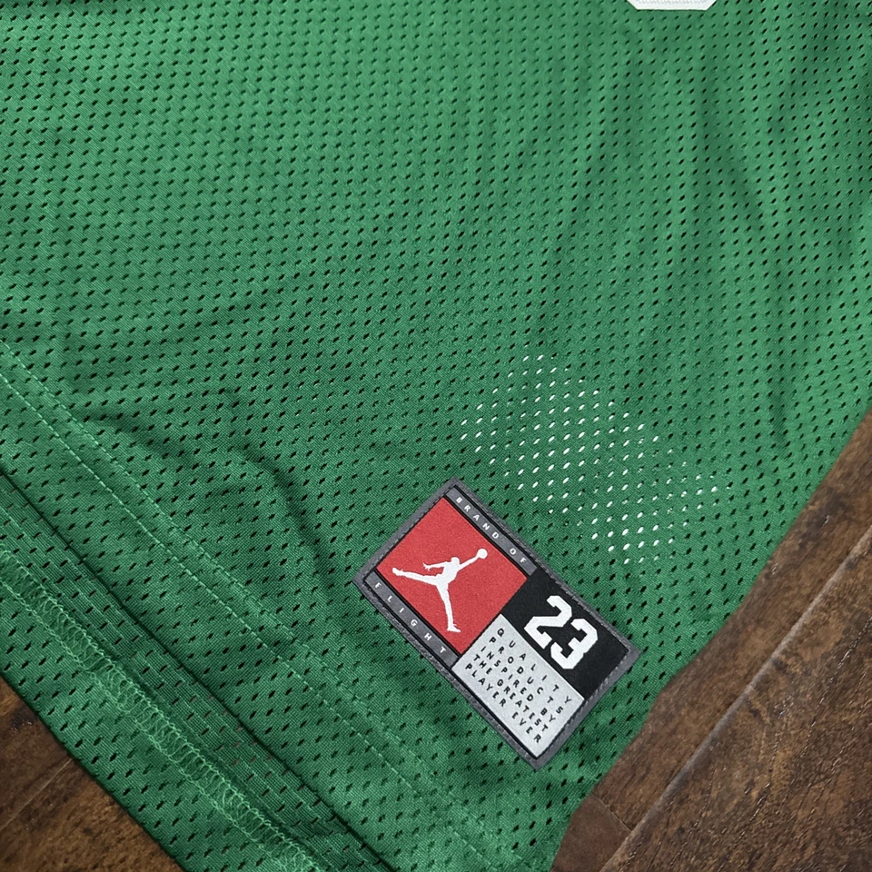 NWT Nike Jordan Flight 23 Stitched Green Basketball Jersey Kid's Size XL. C1 - Image 2 of 4