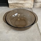 Pyrex Vintage Casserole Amber 024 Round Casserole 2 Liters *No Lid*