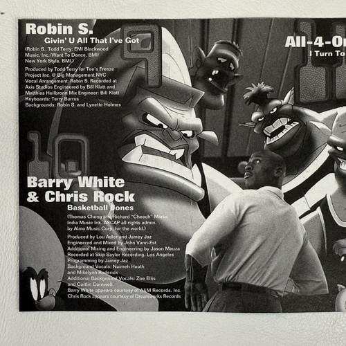 Space Jam Music from and Inspired by the Motion Picture Cassette 1996 Warner OST - Bild 13 von 16