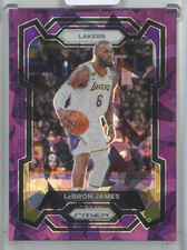 2023-24 Panini Prizm LeBron James Prizms Purple Ice #63【051/149】 Los Angeles Lak