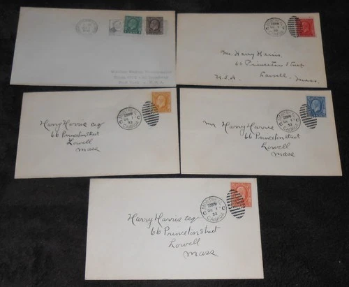 1932 Canada Sc# 195-200 FDC