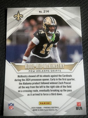2024 Panini Phoenix Kool-Aid McKinstry Rookie New Orleans Saints