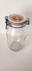 Arc France Mushroom Canister 2L Jar Glass Onion Tomato Hinged Lid