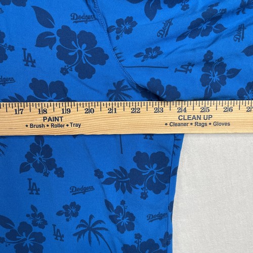 Los Angeles Dodgers Shirt Mens 3XL Hawaiian Beach Floral Button Up Giveaway MLB - Bild 7 von 10