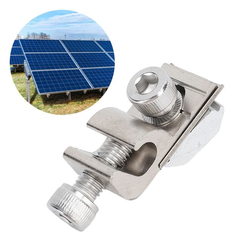 Solar Grounding Lugs 10Pcs Standard Steel Solar Panel Ground Wire TP - Picture 12 of 23
