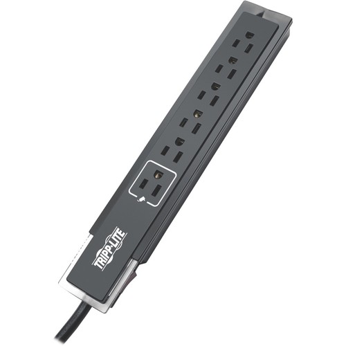 Tripp Lite 6-outlet Surge Protector Power Strip Tel/modem 6 Ft Cord Black - 6 X - Picture 9 of 12