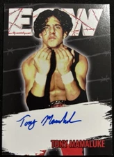 Tony Mamaluke ECW auto card signed wwe Marinara FBI Full Blooded Italians wcw