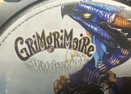 Grim Grimoire Sony PlayStation 2 2007 PS2 disk only - Afbeelding 5 van 5