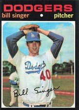 BILL SINGER 1971 TOPPS BASEBALL #145