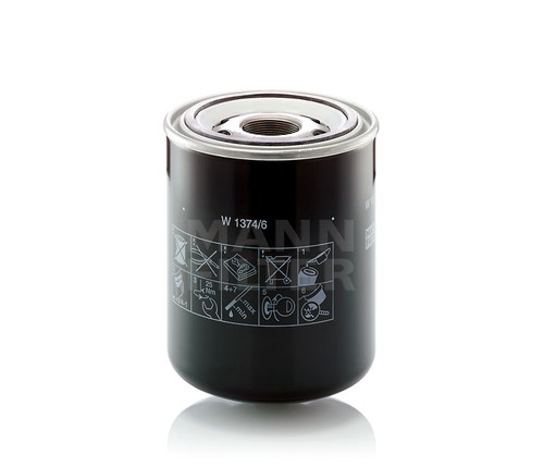 Original MANN-FILTER Filter Arbeitshydraulik W 1374/6 für DEUTZ-FAHR AGROTRON - Bild 7 von 12
