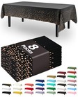 Plastic Table Cloth Disposable - 8 Packs, Table Cloth for Retangle Table,