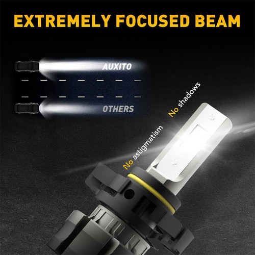 B3F AUXITO CANBUS 2504 5202 LED Light Fog Bulbs 6500K White Extremely bright 2X - Bild 6 von 11
