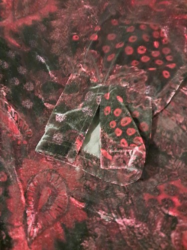 Damen Samt Burnout Whimsigoth Overlay Y2K Knopfleiste Y2K Dark Fairy 14W/16W. - Bild 4 von 10