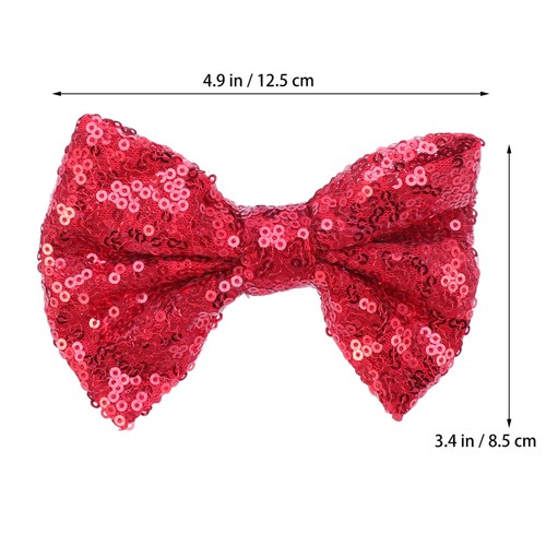 2pcs Large Bowknot Hairpins Sequined Hair Clip Hair Accessories for Kids Girls - Picture 11 of 12