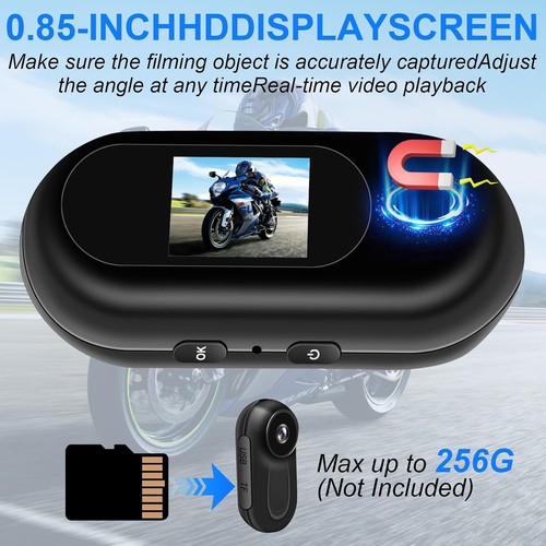 Action Cam, Fotocamera Sportiva Portatile a 360° HD 1080P Mini BodyCam con Audio - Foto 4 di 8