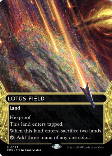 Lotus Field (0023) (Borderless) M Edge of Eternities: Stellar Sights 23 NM Magic - Picture 1 of 2