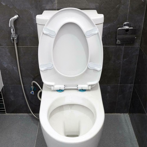 4 teiliges Set von Badezimmer Hardware Toiletten Sitzdeckel Puffern Universell - Bild 21 von 24