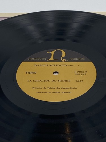 Darius Milhaud Le Boeuf Sur Le Toit/La Creation Du Monde LP/DesChampsElyseesOrch - Picture 10 of 10