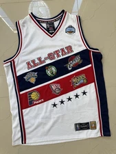 Vtg 2004 NBA All Star Eastern Conference Jersey UNK XL White Used