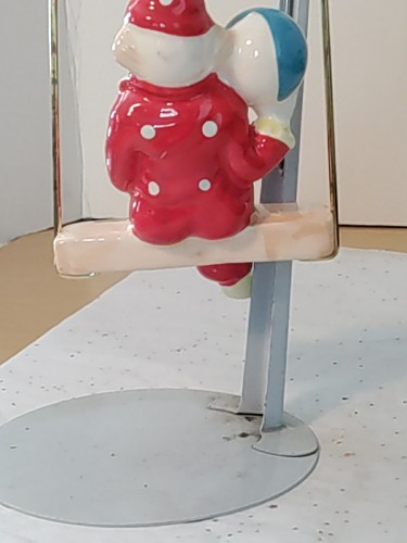 Vintage Clown On A Swing Hanging Figurine - Taiwan - Bild 10 von 13
