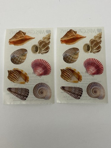 Mrs. Grossman's Menge 2 Module Muscheln Aufkleber 2011 2" x 1 3/4" - Bild 1 von 4