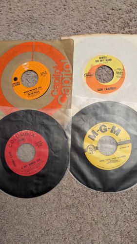 40 Country 45 Rpms 7" Hank Williams Johnny Cash Carl Smith Waylon Jennings - Picture 2 of 11