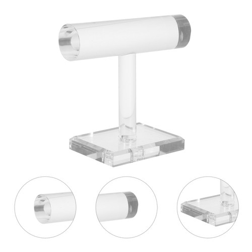 Acrylic Transparent Bracelet Watch Display Stand Holder Rack Jewelry Organizer - Picture 6 of 9