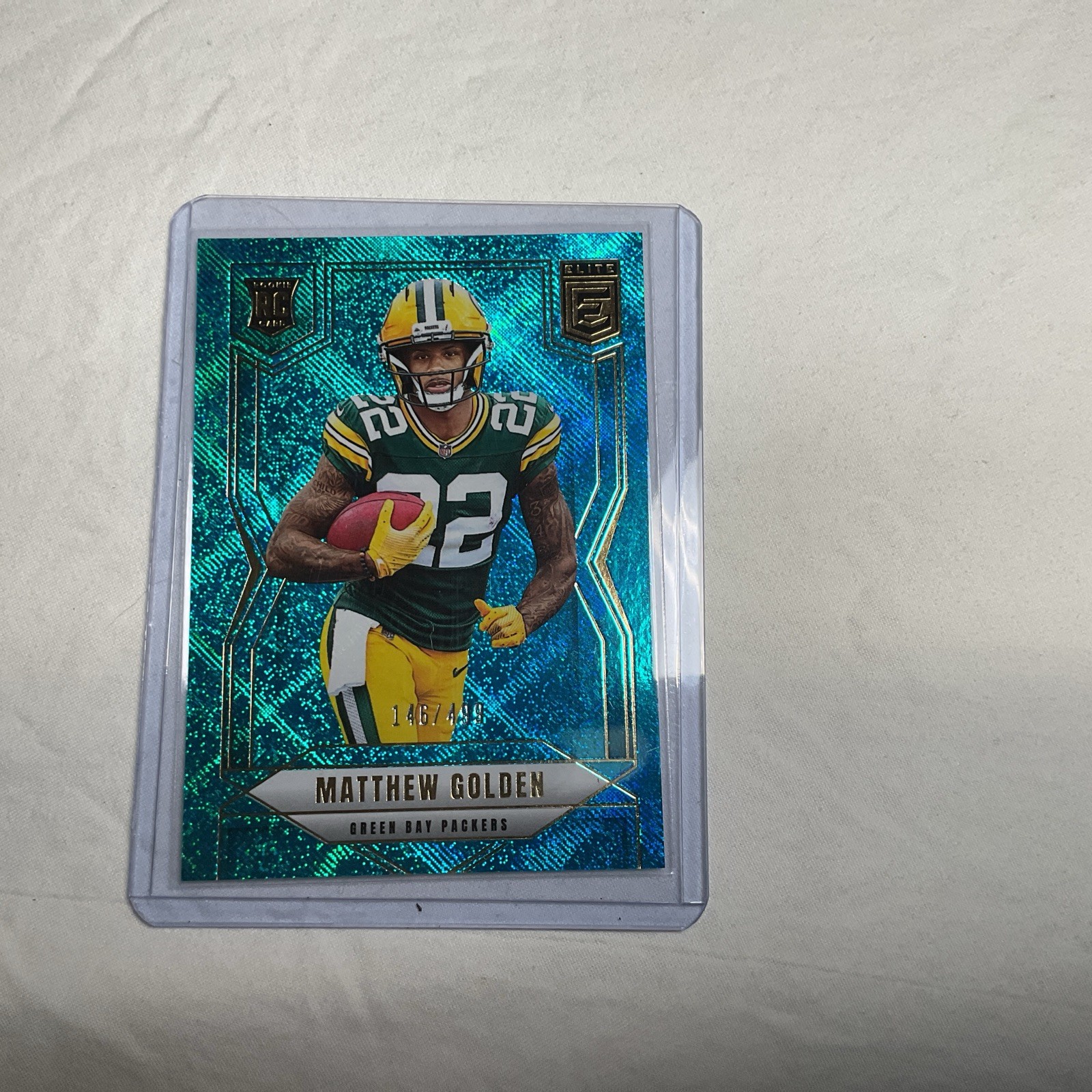 2025 Panini Donruss Elite - Rookies Matthew Golden #144 Teal Matrix /499 (RC)