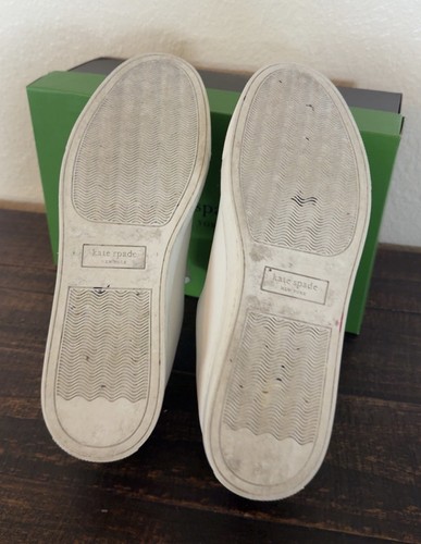 Kate Spade Fez Action Napa Calf Sneaker weiß 11 B perfekt für Vegas - Bild 3 von 8
