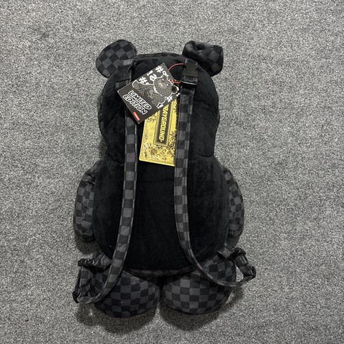 Sprayground 3AM What The Beep Black Camo Money Bear Rucksack Limited Edition - Bild 8 von 8