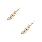 2 Sets von Halloween -Simulation Knoblauch künstlich Gemüse hängende Zwiebel