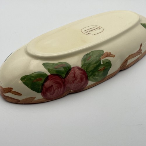 Franciscan Apple 10” Pickle Relish Dish Tray Gladding McBean USA TV Excellent - Picture 6 of 11
