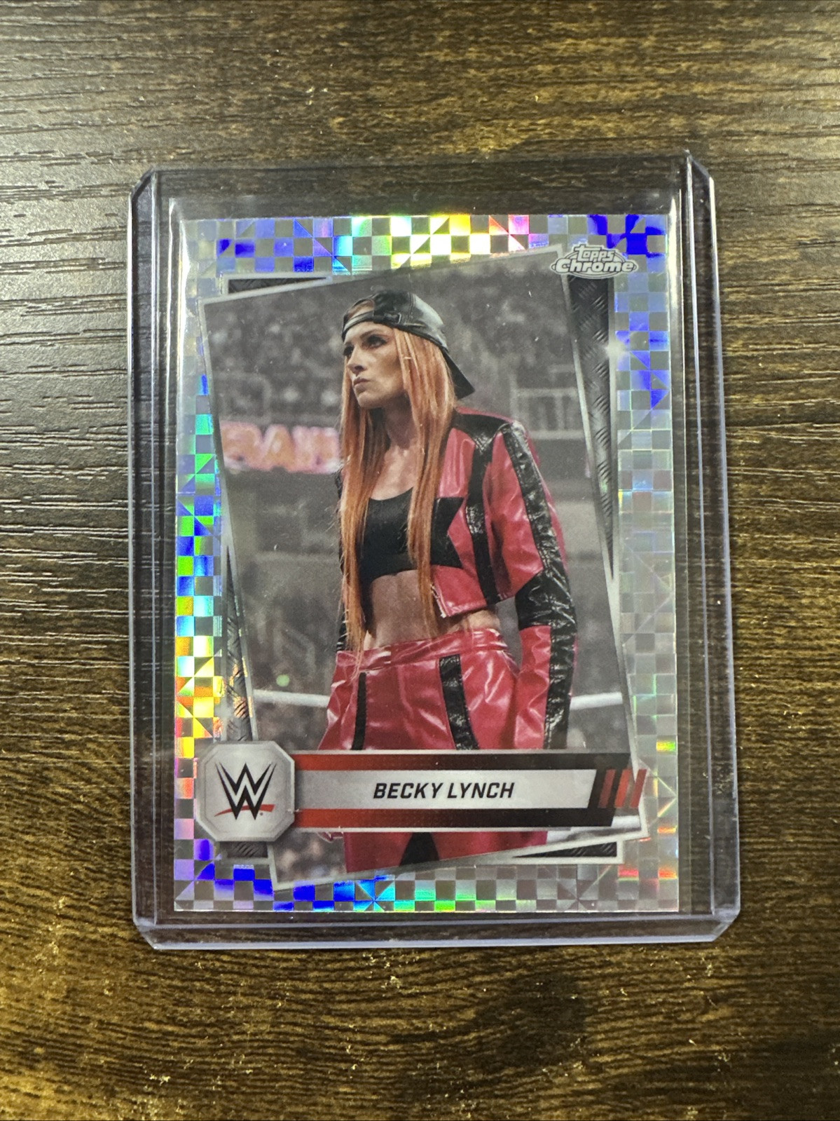 BECKY LYNCH 2025 Topps Chrome WWE X-Fractor #133