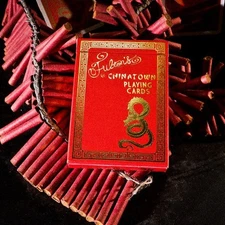 Fulton's Chinatown Playing Cards Deck (Red) by Dan and Dave
